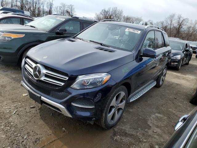 4JGDA5HB4JB076064 - 2018 MERCEDES-BENZ GLE 350 4MATIC BLUE photo 1