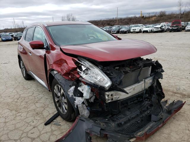 5N1AZ2MH9GN128915 - 2016 NISSAN MURANO S RED photo 4