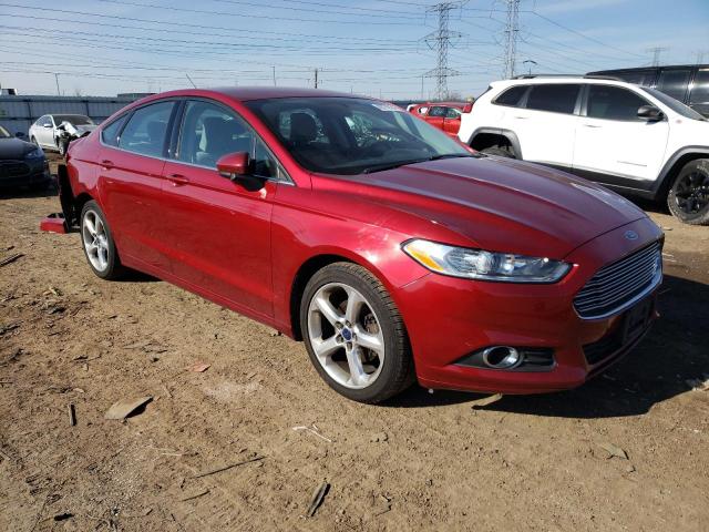 3FA6P0G75GR378467 - 2016 FORD FUSION S RED photo 4