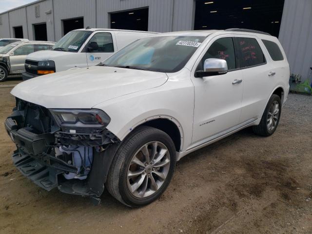 1C4RDJEG1MC573999 - 2021 DODGE DURANGO CITADEL WHITE photo 1