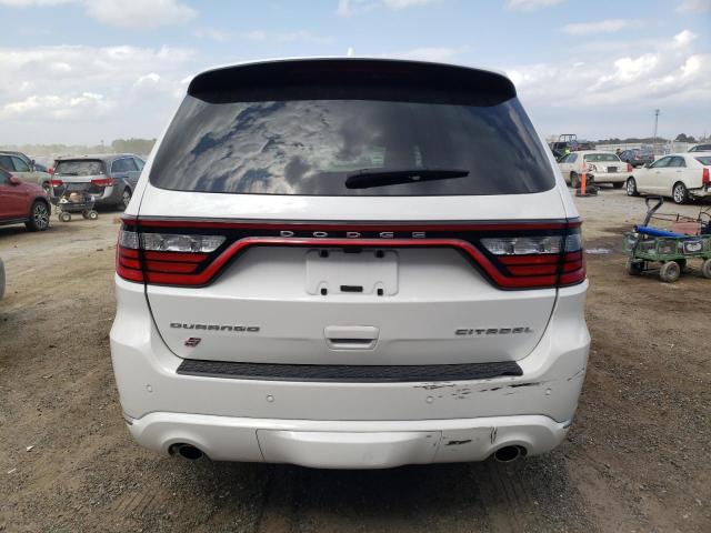 1C4RDJEG1MC573999 - 2021 DODGE DURANGO CITADEL WHITE photo 6