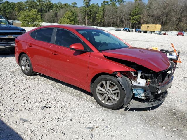 5NPD84LF9HH027276 - 2017 HYUNDAI ELANTRA SE RED photo 4