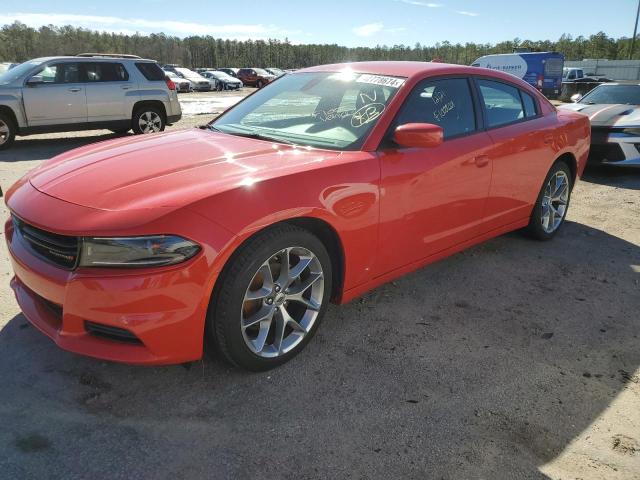 2C3CDXBG8NH261985 - 2022 DODGE CHARGER SXT RED photo 1