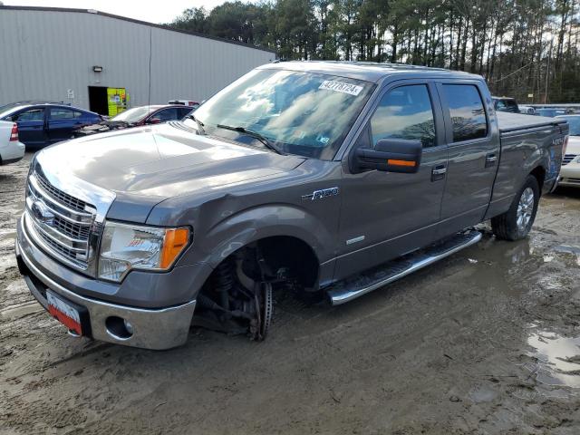 1FTFW1ET3DFD78009 - 2013 FORD F150 SUPERCREW GRAY photo 1