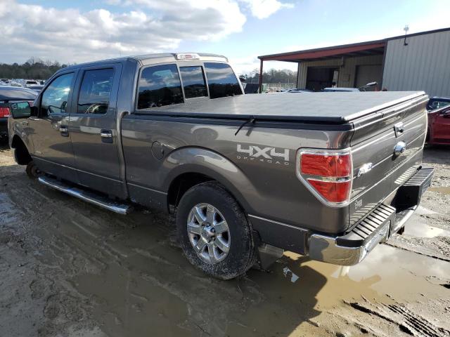 1FTFW1ET3DFD78009 - 2013 FORD F150 SUPERCREW GRAY photo 2