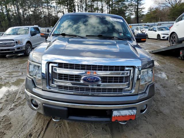 1FTFW1ET3DFD78009 - 2013 FORD F150 SUPERCREW GRAY photo 5