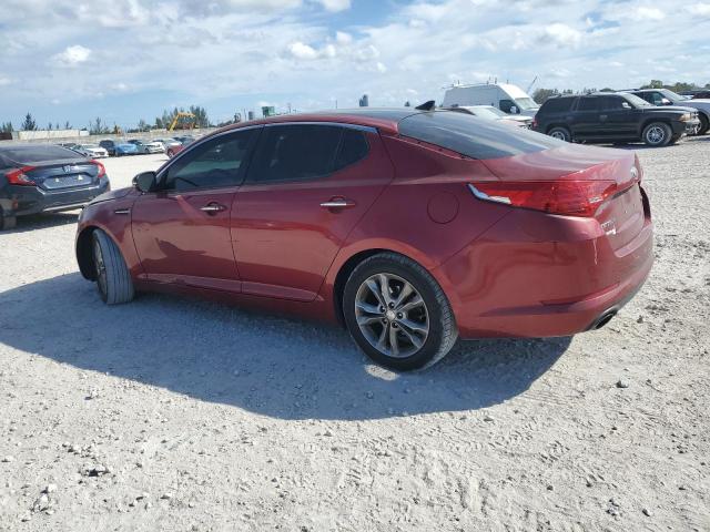 5XXGN4A79DG245659 - 2013 KIA OPTIMA EX RED photo 2