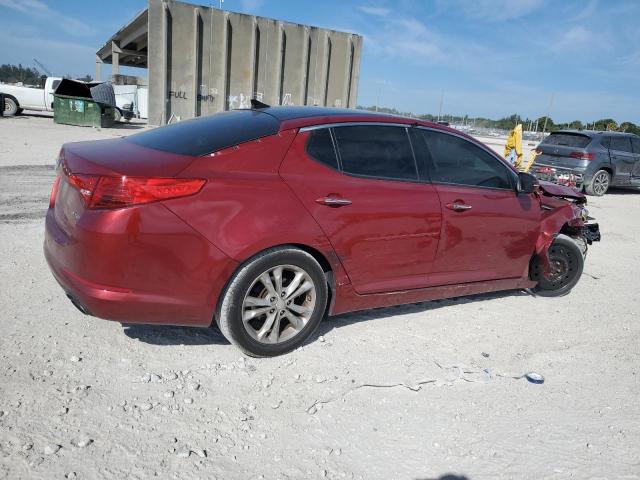 5XXGN4A79DG245659 - 2013 KIA OPTIMA EX RED photo 3