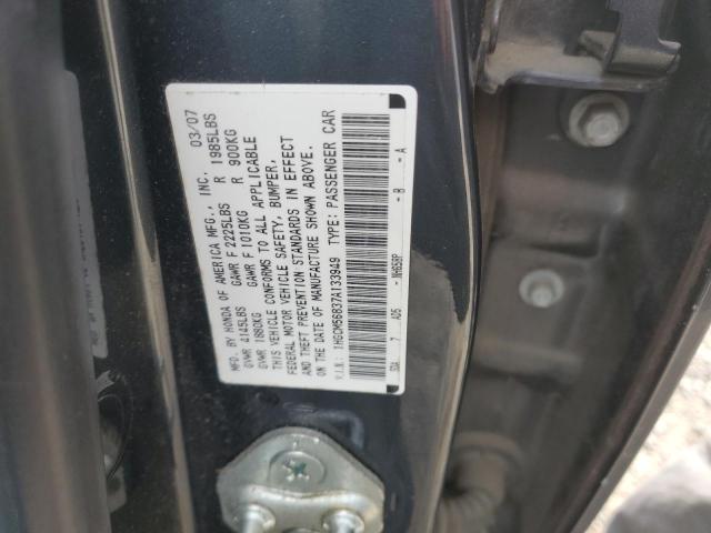 1HGCM56837A133949 - 2007 HONDA ACCORD EX GRAY photo 12