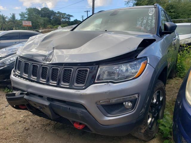 3C4NJDDB7HT641196 - 2017 JEEP COMPASS TRAILHAWK SILVER photo 1