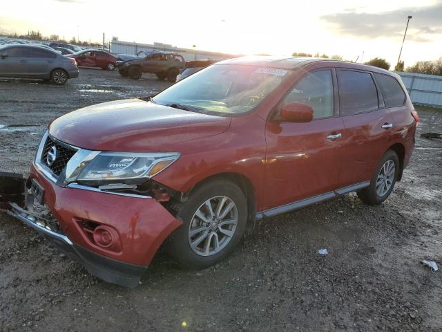 5N1AR2MN6EC603662 - 2014 NISSAN PATHFINDER S 勃艮第红 照片 1
