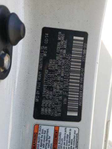 JF1ZNAA14E8708546 - 2014 TOYOTA SCION FR-S 白色 照片 12