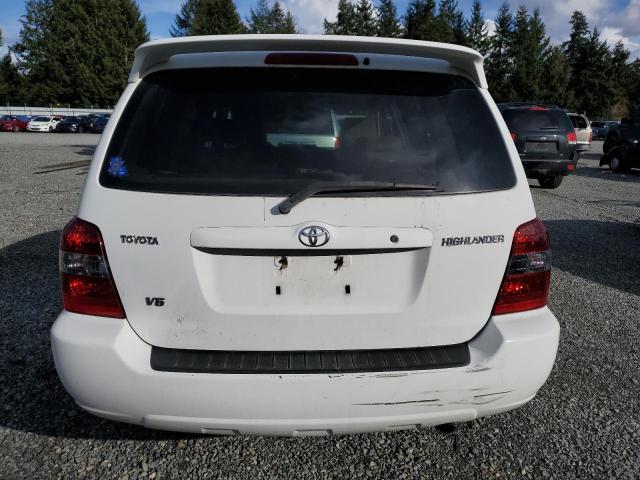 JTEGP21A770131476 - 2007 TOYOTA HIGHLANDER SPORT WHITE photo 6