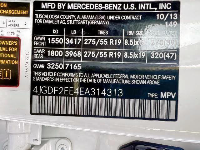 4JGDF2EE4EA314313 - 2014 MERCEDES-BENZ GL 350 BLU WHITE photo 10