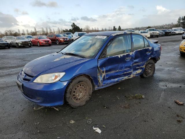 2HGES16324H605633 - 2004 HONDA CIVIC DX VP Mavi foto 1
