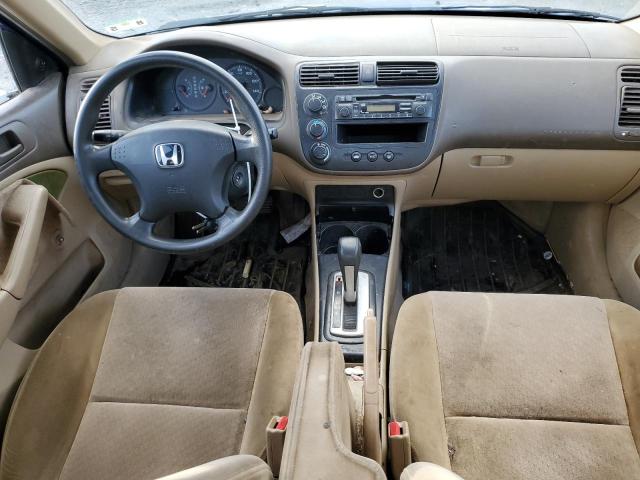 2HGES16324H605633 - 2004 HONDA CIVIC DX VP BLUE photo 8