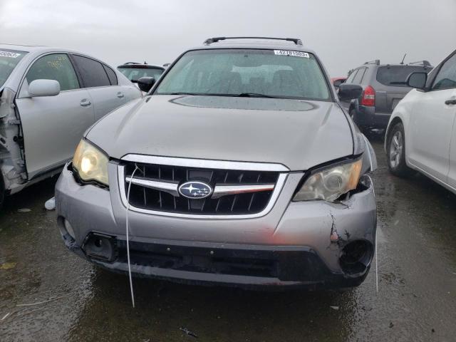 4S4BP61C487342730 - 2008 SUBARU OUTBACK 2.5I SILVER photo 5