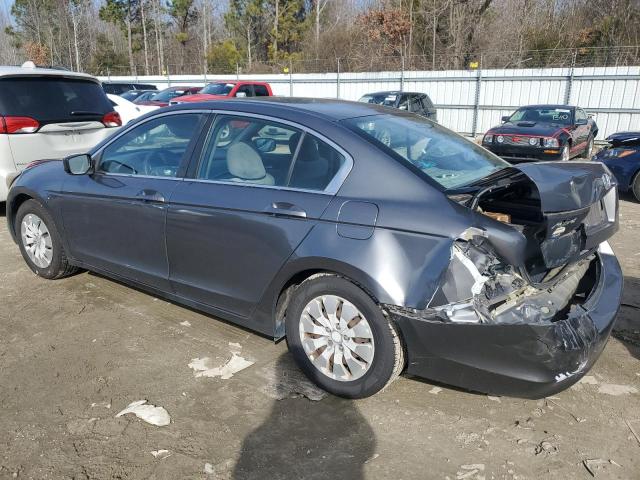 1HGCP2F31AA107626 - 2010 HONDA ACCORD LX GRAY photo 2