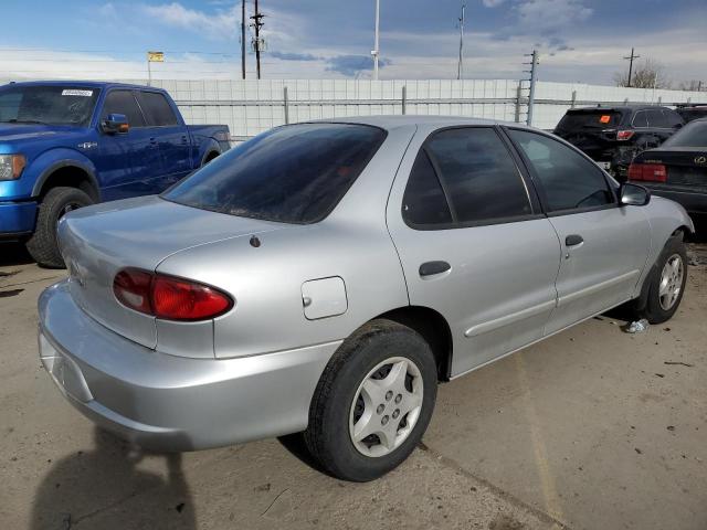 1G1JC524827222281 - 2002 CHEVROLET CAVALIER BASE SILVER photo 3