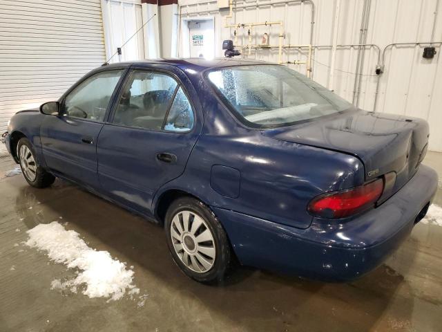 1Y1SK5260VZ450697 - 1997 GEO PRIZM BASE BLUE photo 2