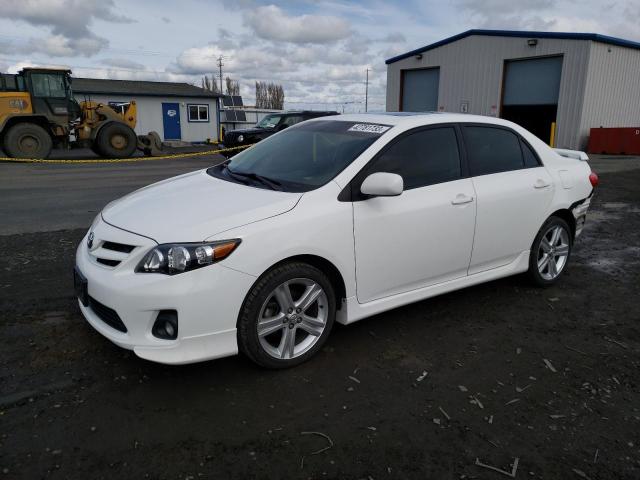 2T1BU4EE5DC949239 - 2013 TOYOTA COROLLA BASE WHITE photo 1