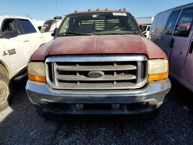 1FTWW33F71ED20916 - 2001 FORD F350 SUPER DUTY RED photo 5