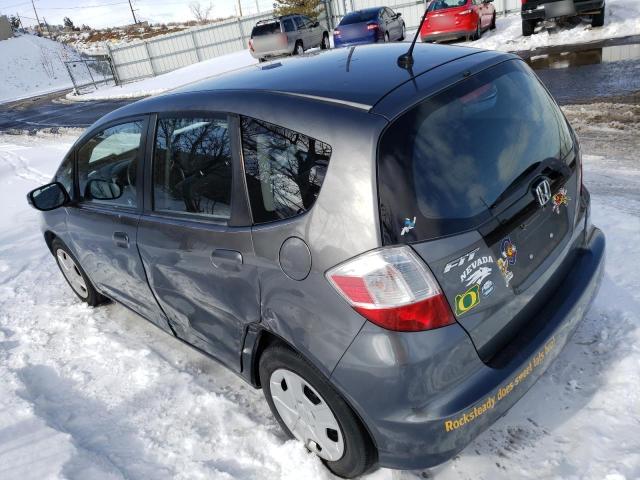 JHMGE8H35DC008580 - 2013 HONDA FIT GRAY photo 2