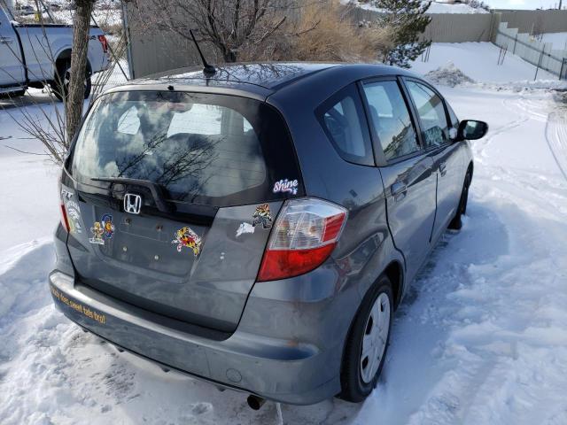 JHMGE8H35DC008580 - 2013 HONDA FIT GRAY photo 3