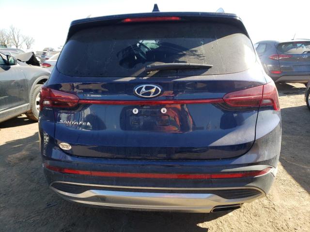 5NMS24AJ9NH419750 - 2022 HYUNDAI SANTA FE SEL BLUE photo 6