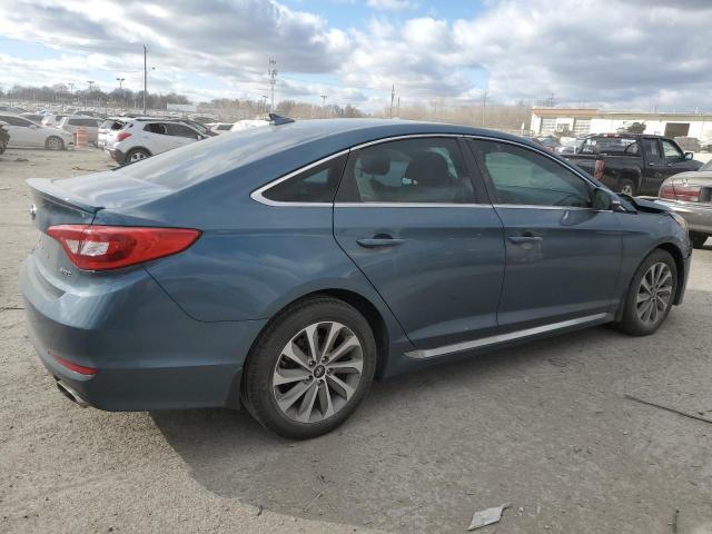 5NPE34AFXGH413872 - 2016 HYUNDAI SONATA SPORT BLUE photo 5