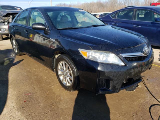 4T1BB3EK5BU139465 - 2011 TOYOTA CAMRY HYBRID BLACK photo 4