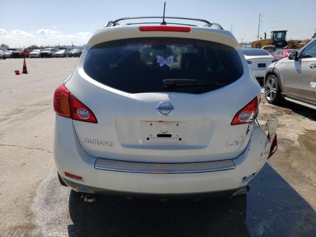 JN8AZ1MU9AW013779 - 2010 NISSAN MURANO S WHITE photo 6