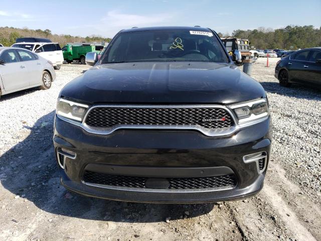 1C4RDJEG9NC185419 - 2022 DODGE DURANGO CITADEL BLACK photo 5