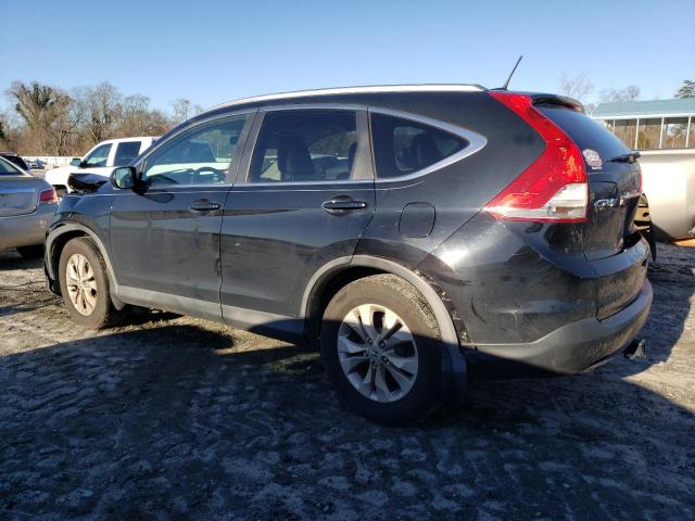 5J6RM3H74DL009748 - 2013 HONDA CR-V EXL BLACK photo 2