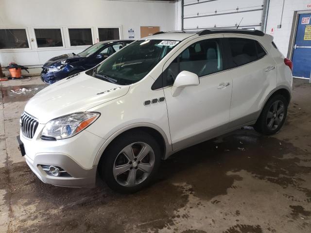 KL4CJBSBXDB128223 - 2013 BUICK ENCORE CONVENIENCE WHITE photo 1