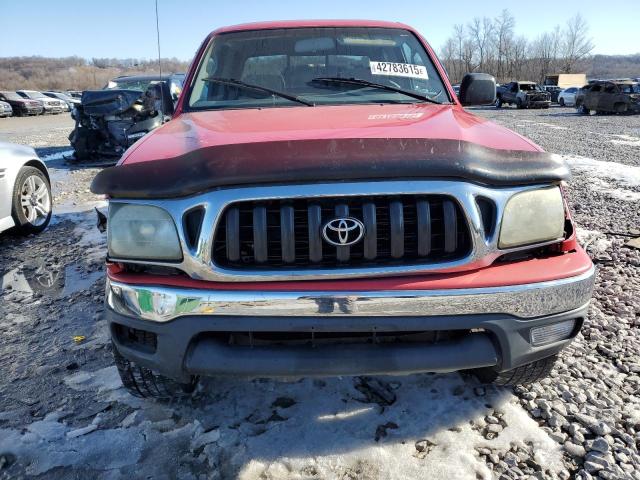 5TEGN92N62Z899818 - 2002 TOYOTA TACOMA DOUBLE CAB PRERUNNER RED photo 5