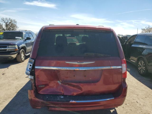 2C4RC1BG8DR630598 - 2013 CHRYSLER TOWN & COU TOURING RED photo 6