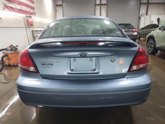 1FAFP53U27A194753 - 2007 FORD TAURUS SE BLUE photo 6