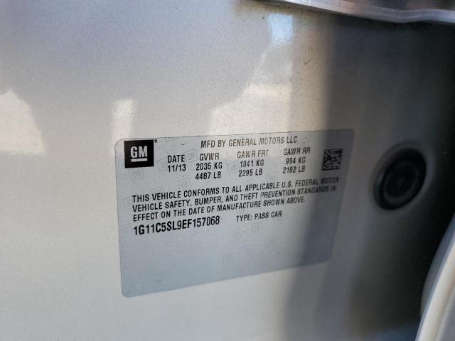 1G11C5SL9EF157068 - 2014 CHEVROLET MALIBU 1LT 金色 照片 12