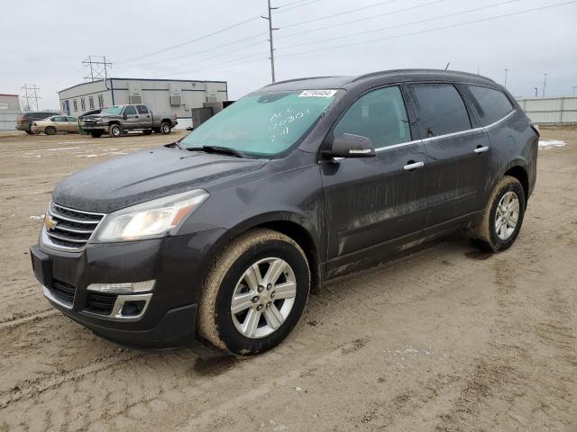 1GNKVGKD0EJ227068 - 2014 CHEVROLET TRAVERSE LT GRAY photo 1