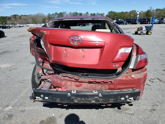 4T1BE46K09U338820 - 2009 TOYOTA CAMRY BASE RED photo 6