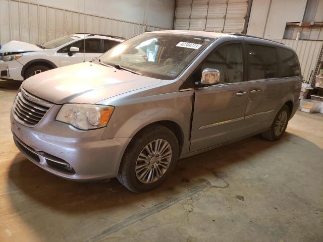 2C4RC1CG3DR645623 - 2013 CHRYSLER TOWN & COU TOURING L SILVER photo 1