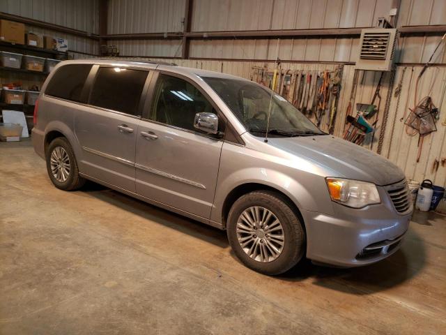 2C4RC1CG3DR645623 - 2013 CHRYSLER TOWN & COU TOURING L SILVER photo 4