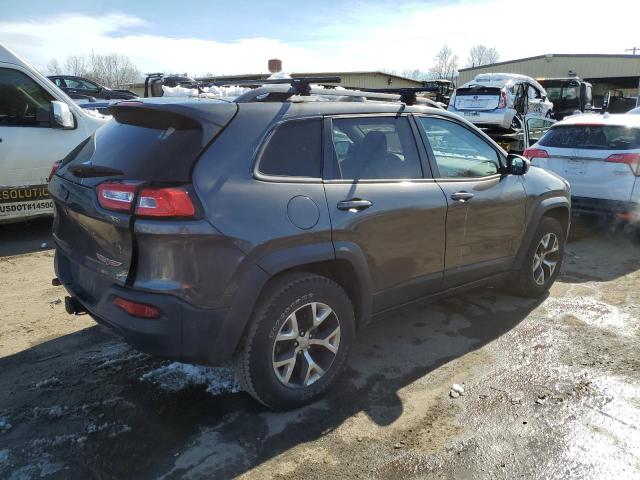 1C4PJMBS6EW141208 - 2014 JEEP CHEROKEE TRAILHAWK GRAY photo 3