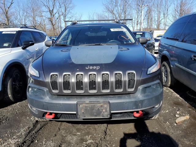 1C4PJMBS6EW141208 - 2014 JEEP CHEROKEE TRAILHAWK GRAY photo 5