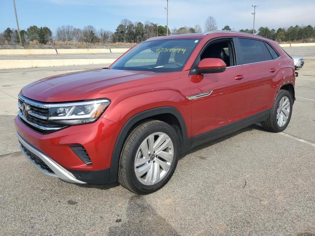 1V2JE2CA0PC222549 - 2023 VOLKSWAGEN ATLAS CROS SE أحمر صورة 1
