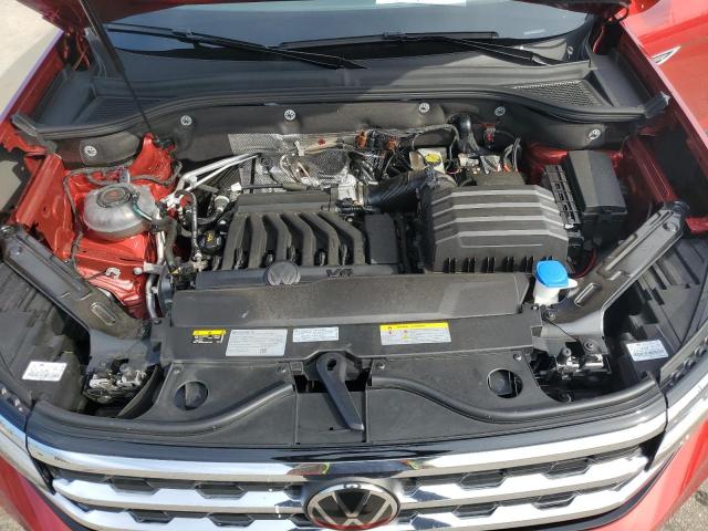 1V2JE2CA0PC222549 - 2023 VOLKSWAGEN ATLAS CROS SE أحمر صورة 11