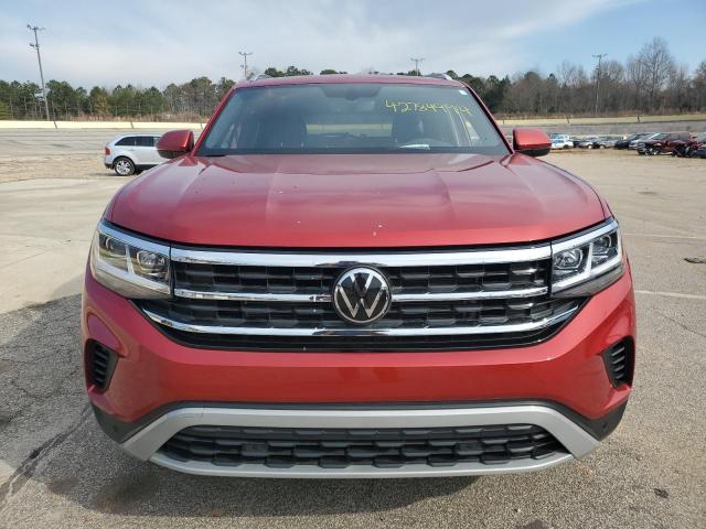 1V2JE2CA0PC222549 - 2023 VOLKSWAGEN ATLAS CROS SE أحمر صورة 5
