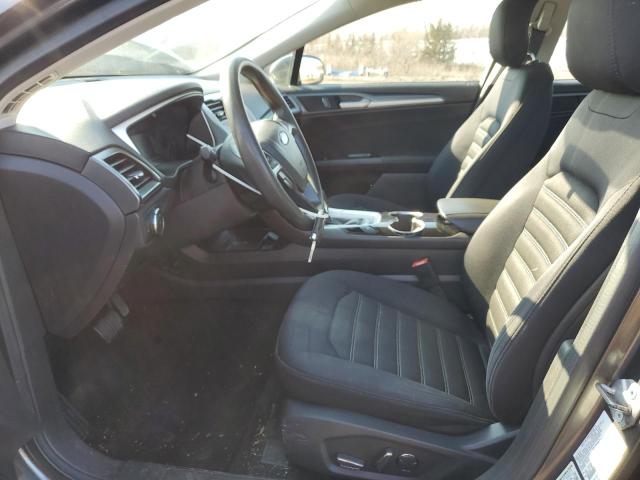 3FA6P0H72FR142517 - 2015 FORD FUSION SE GRAY photo 7