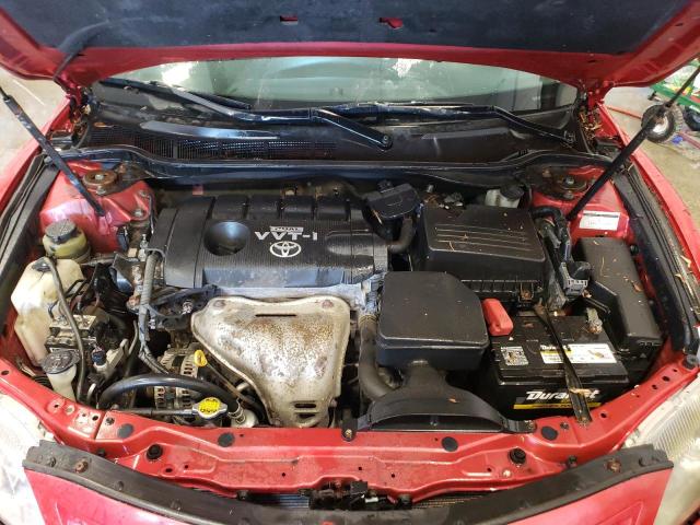 4T1BF3EK2AU523030 - 2010 TOYOTA CAMRY BASE RED photo 11